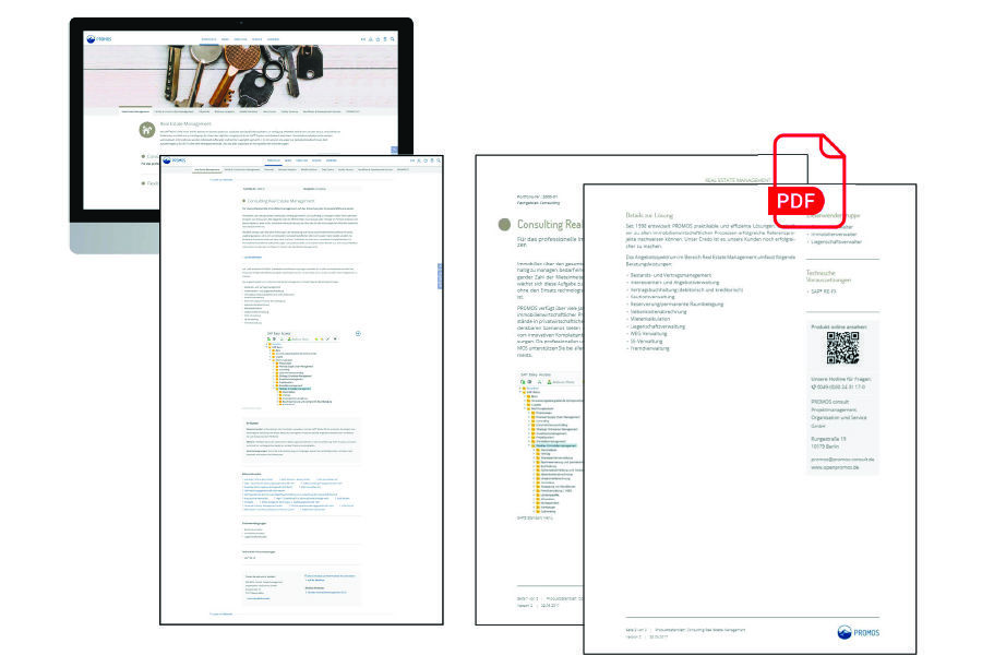 Produktflyer direkt aus der Webseite